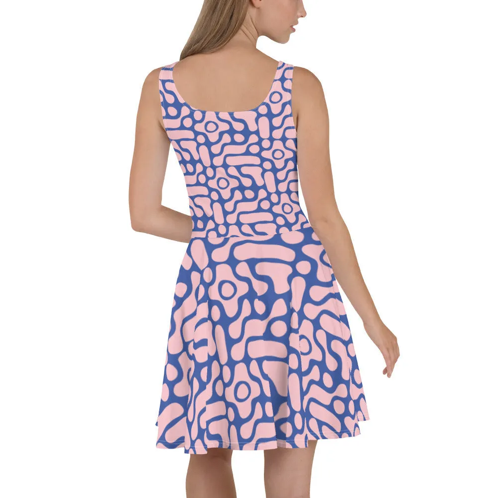 Abstract Skater Dress