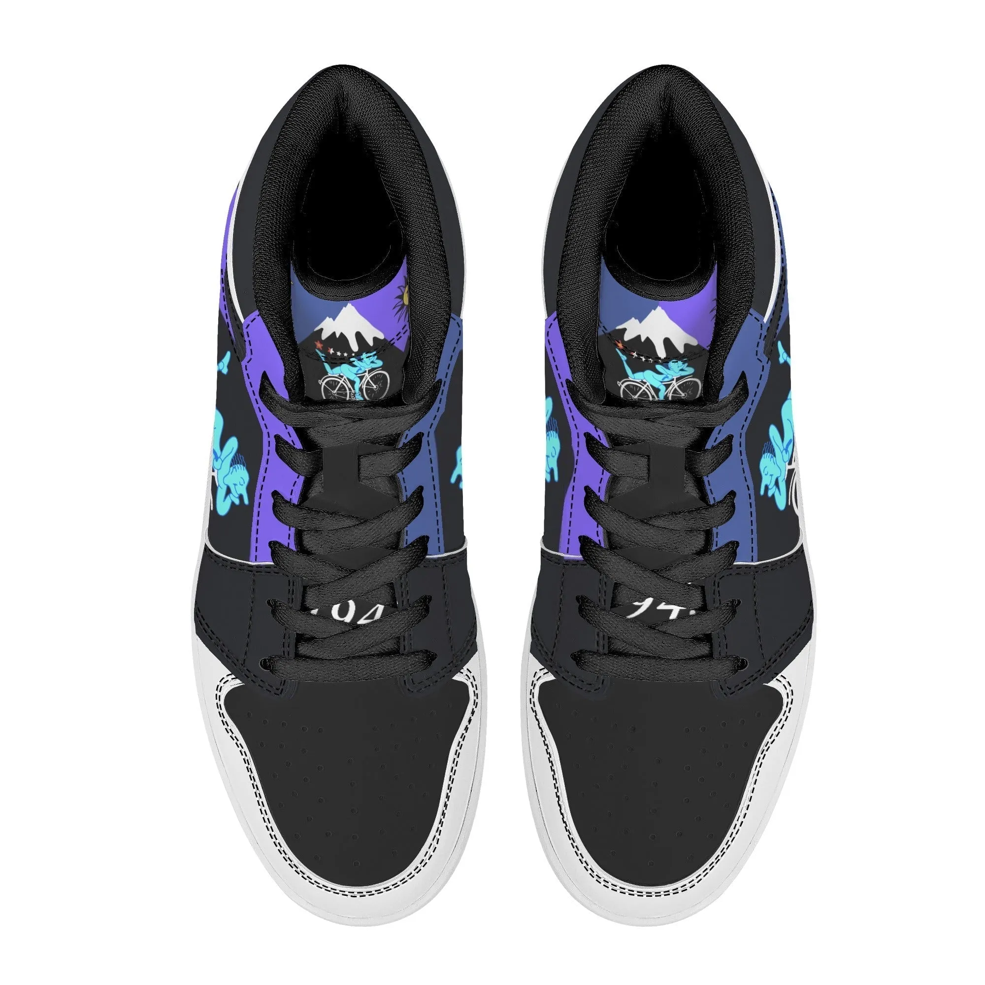 Albert Hofmann High Top Sneakers | Night Bike Ride 1943