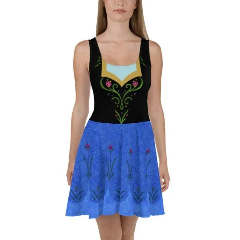 Anna   Inspired Skater Dress