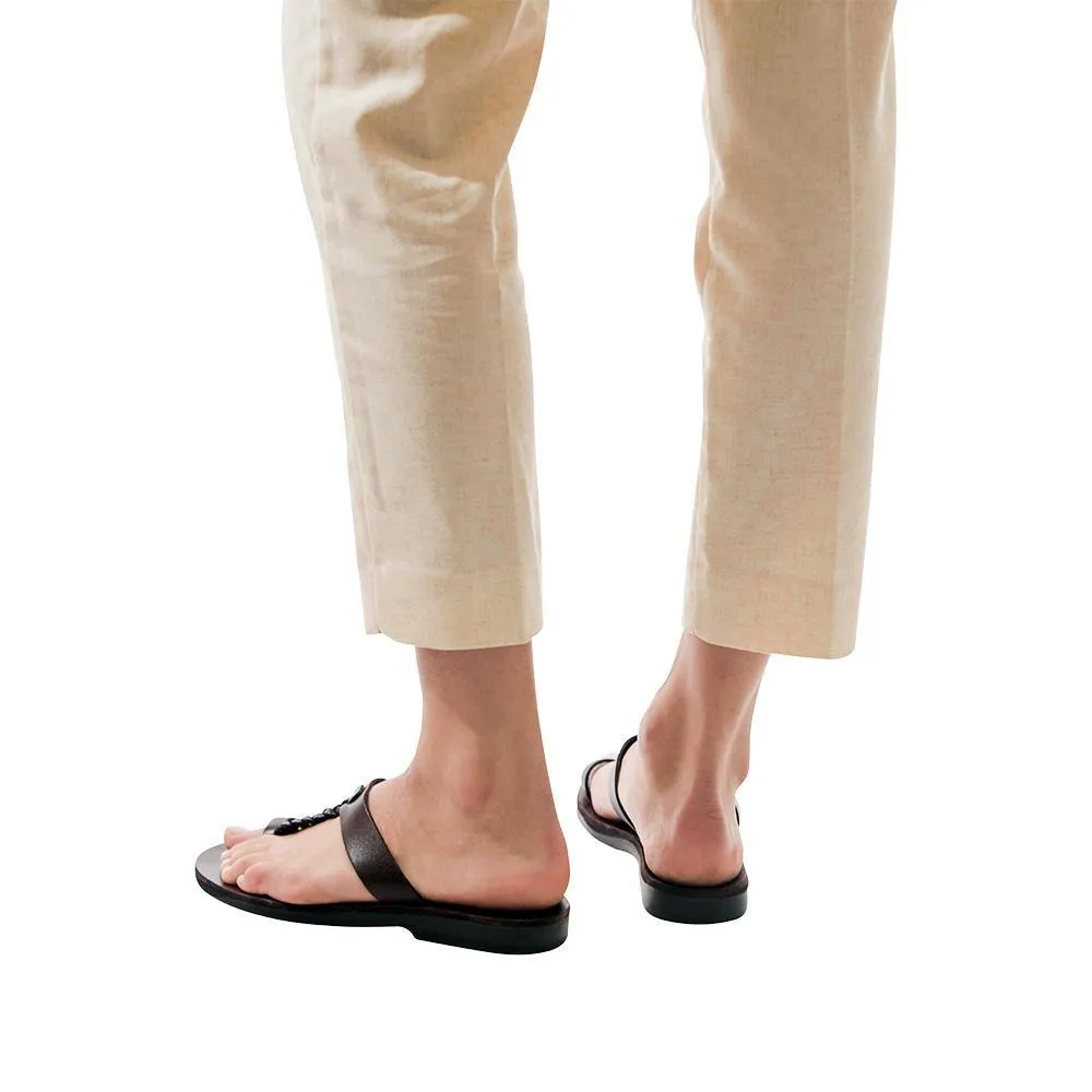 Ara -  Braided Leather Sandal | Brown