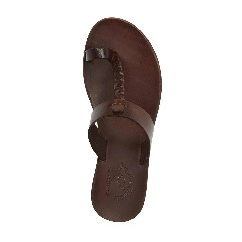 Ara -  Braided Leather Sandal | Brown