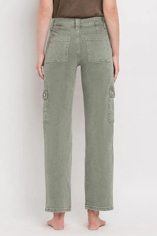 Army Green Cargo Jeans