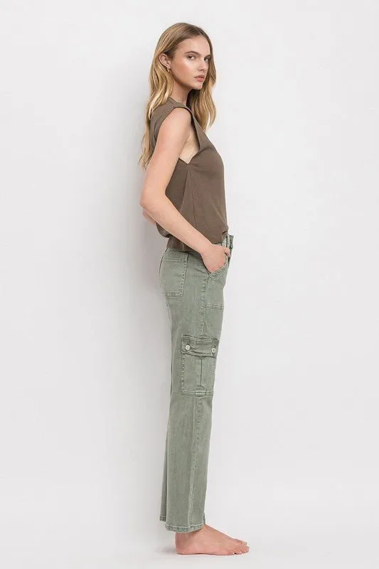 Army Green Cargo Jeans