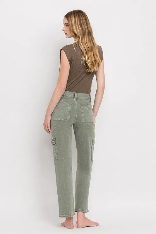 Army Green Cargo Jeans