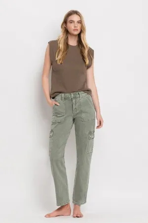 Army Green Cargo Jeans
