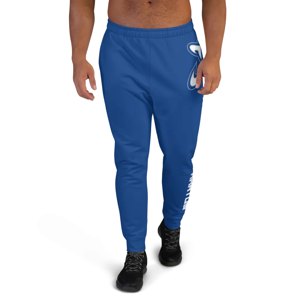 Athletic Apparatus Blue 2 White Logo V1 Men's Joggers
