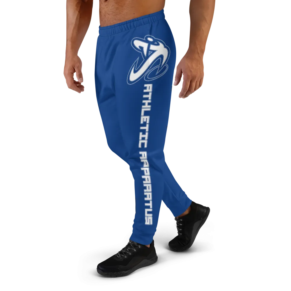 Athletic Apparatus Blue 2 White Logo V1 Men's Joggers
