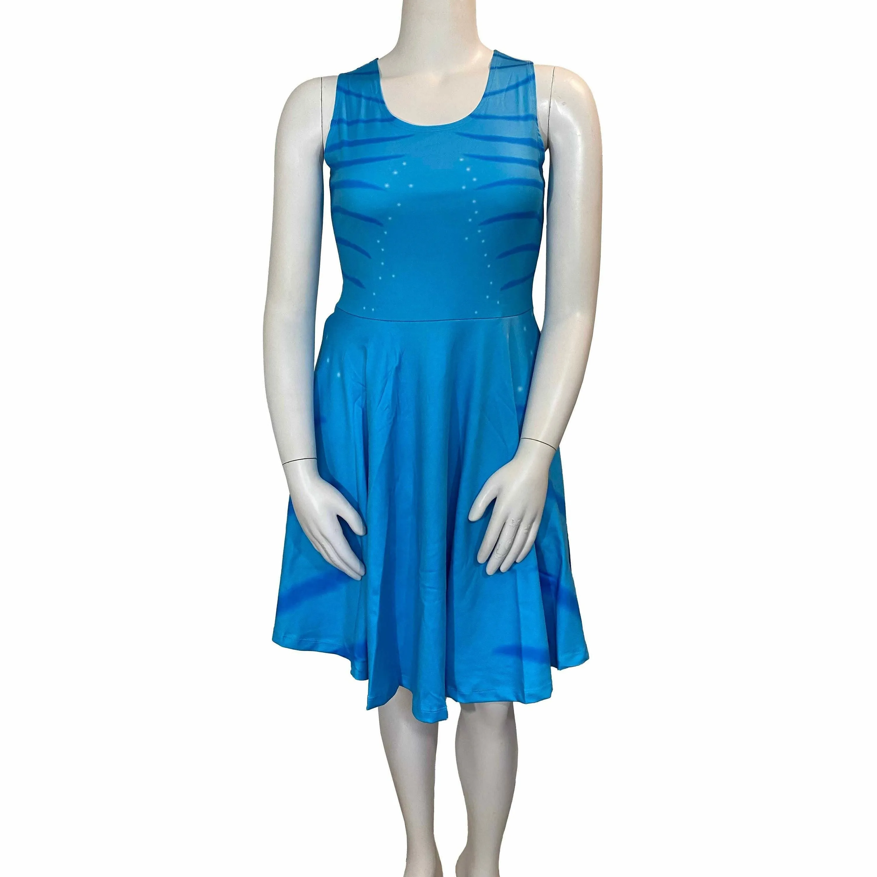 Avatar Inspired Skater Dress
