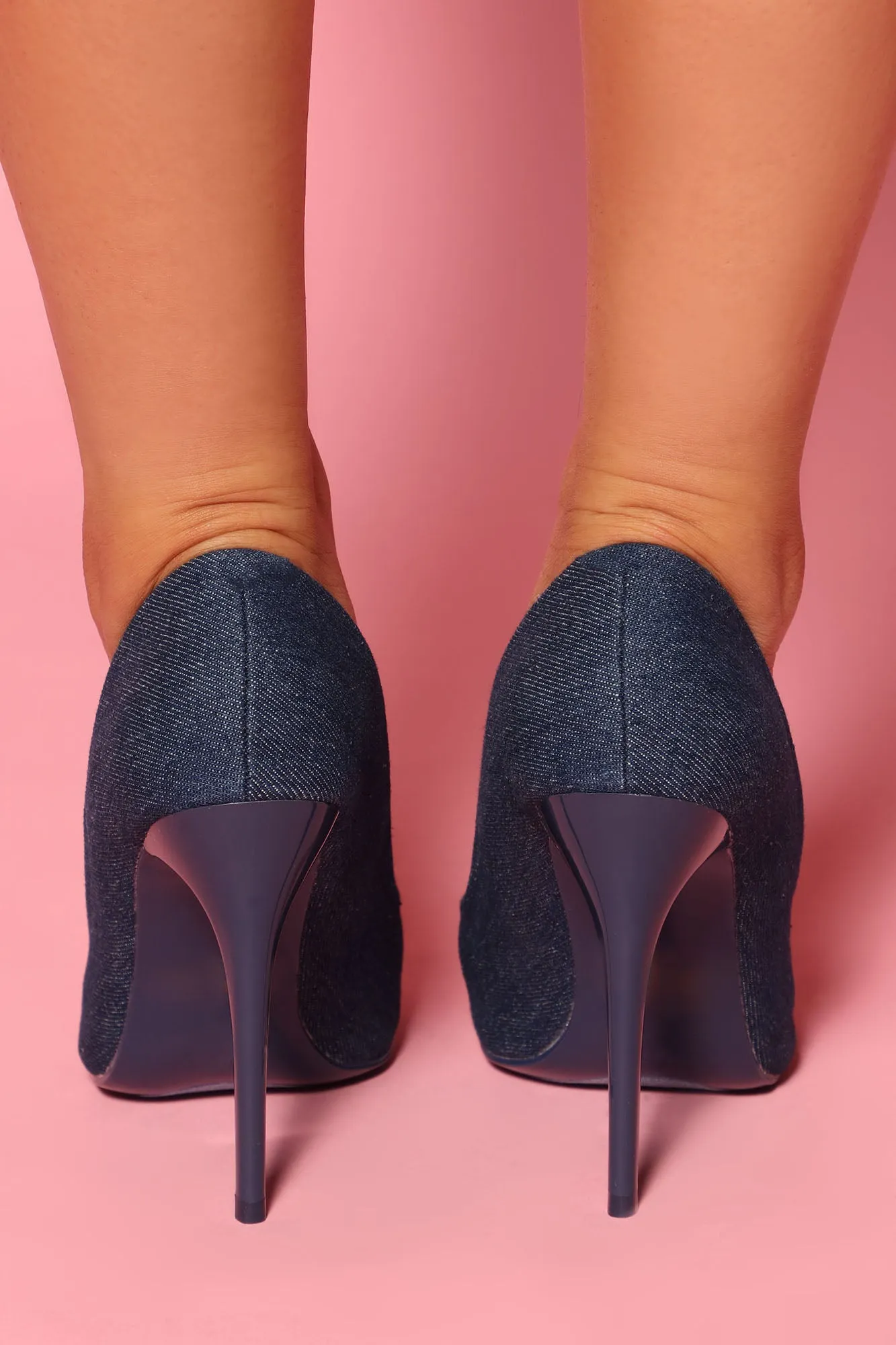 Been Through That Denim Pumps - Dark Denim