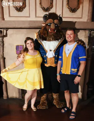 Belle  Inspired Skater Dress