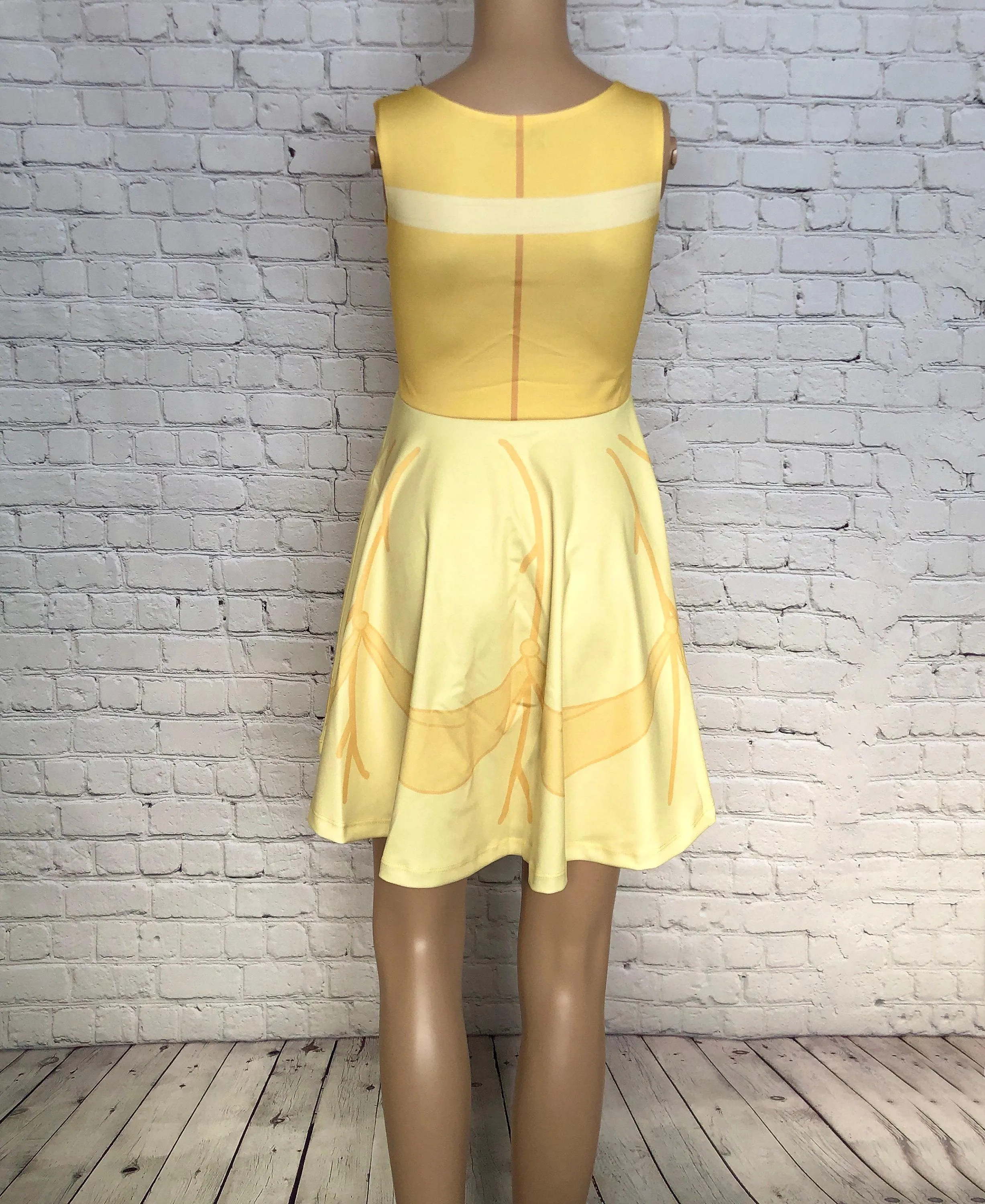 Belle  Inspired Skater Dress
