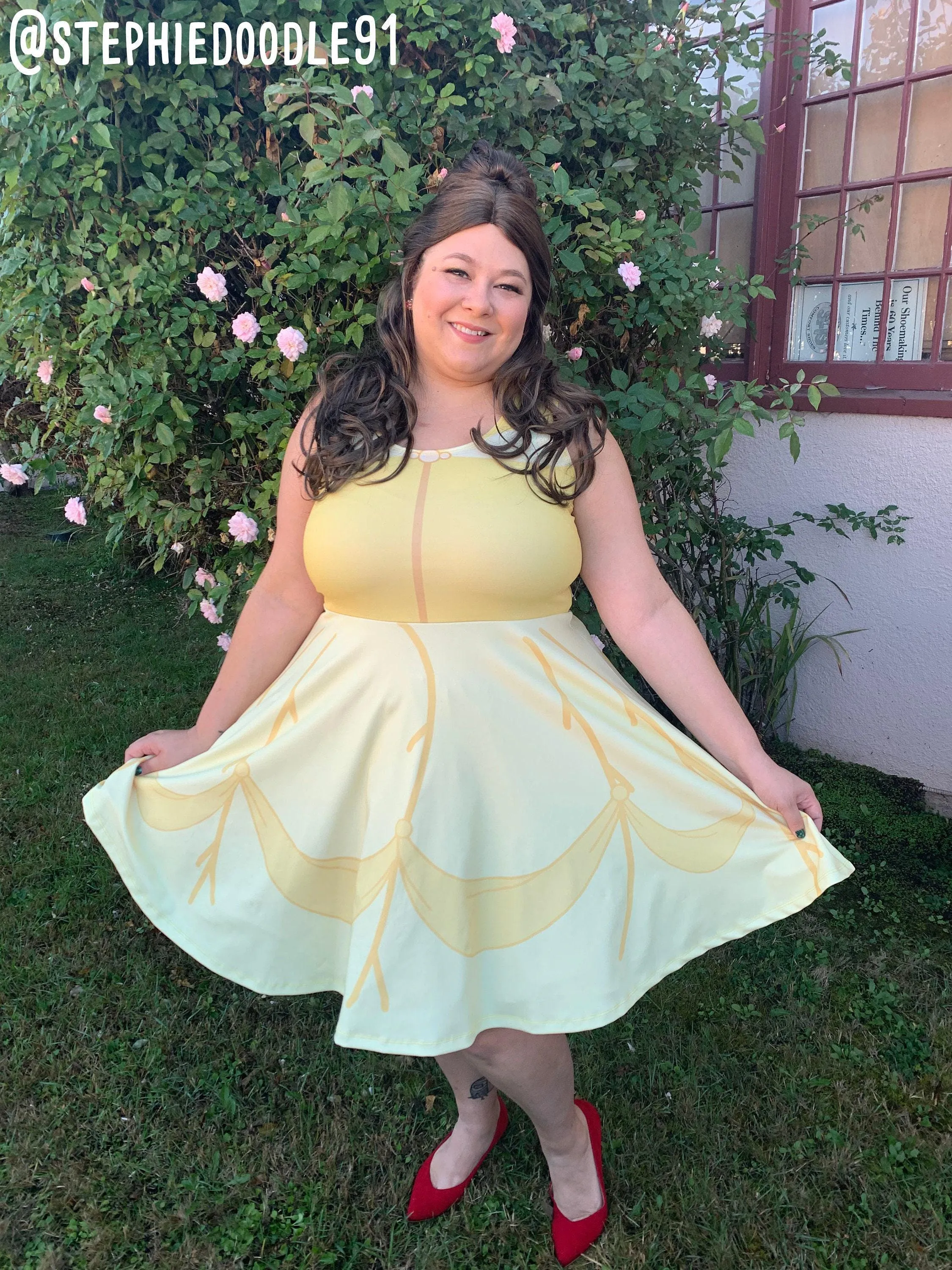 Belle  Inspired Skater Dress