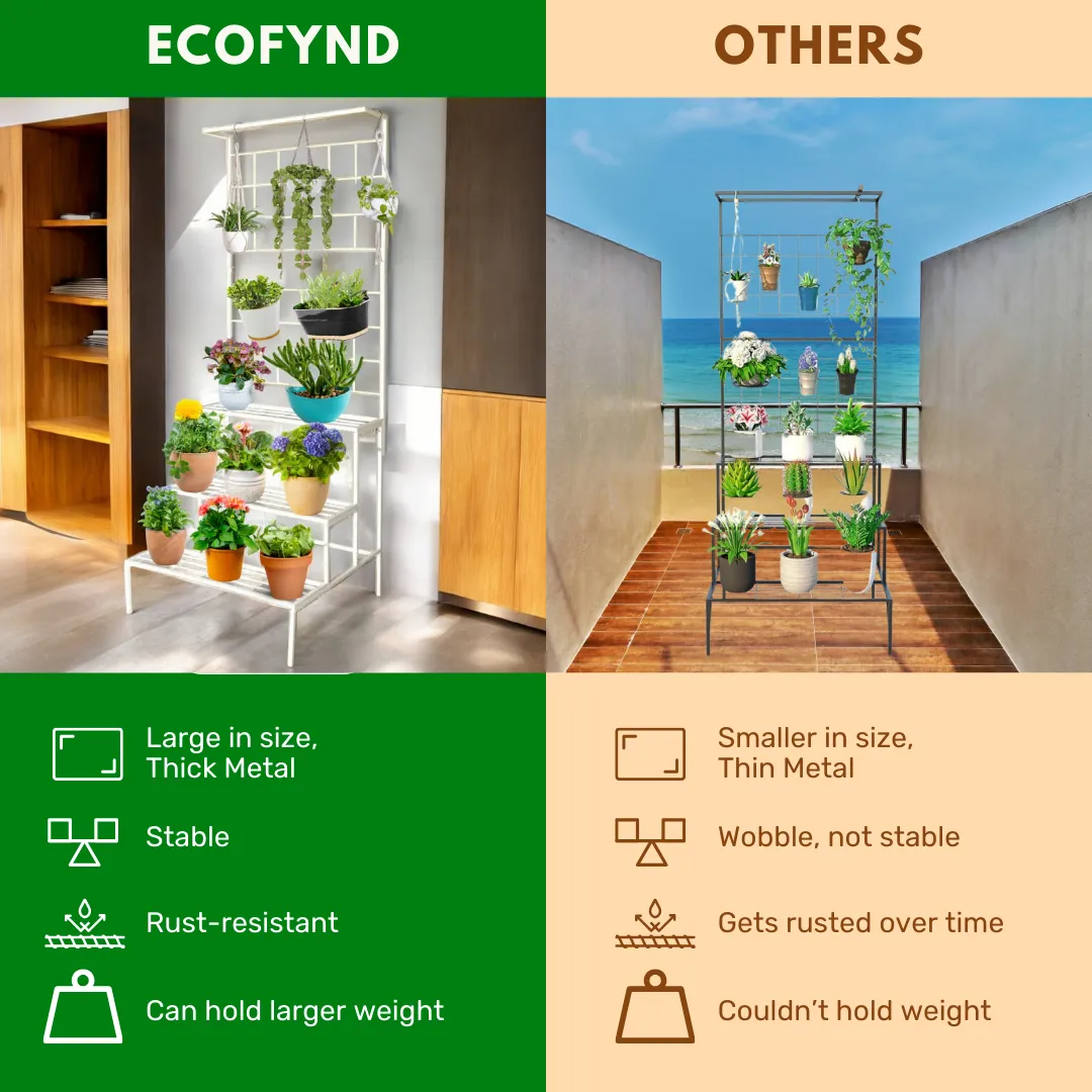 Bloom 4 Tier Metal Plant Stand