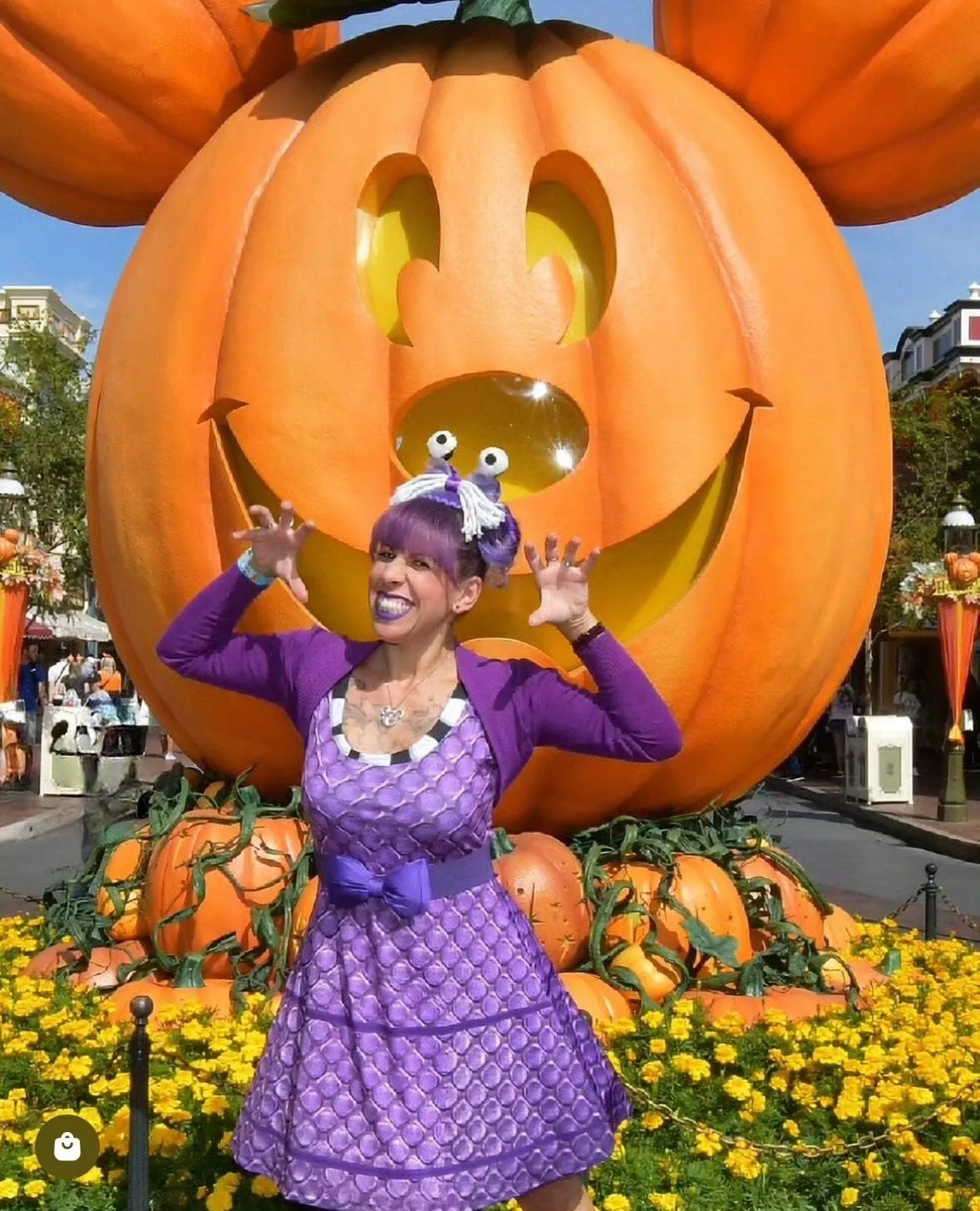 Boo Inspired Skater Dress