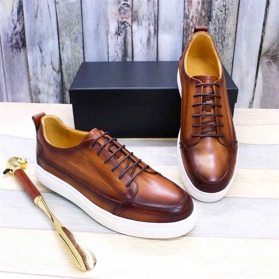 Brex Handmade Leather Casual Sneakers