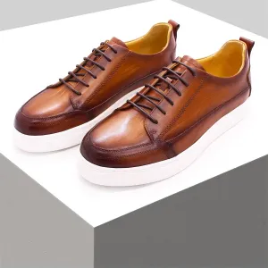 Brex Handmade Leather Casual Sneakers