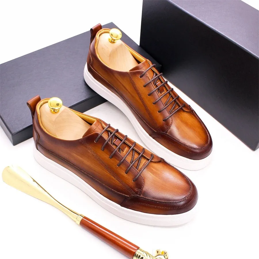 Brex Handmade Leather Casual Sneakers