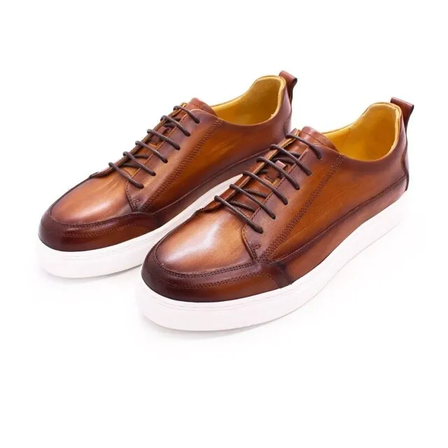 Brex Handmade Leather Casual Sneakers