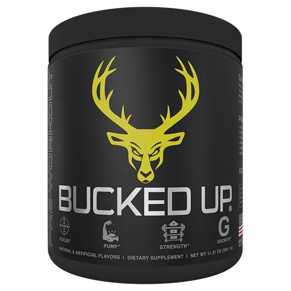 Bucked Up Pre-Workout, Intense Muscle Pump, 30 Servings