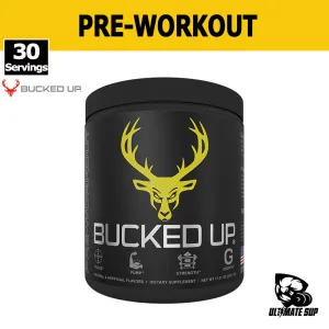Bucked Up Pre-Workout, Intense Muscle Pump, 30 Servings