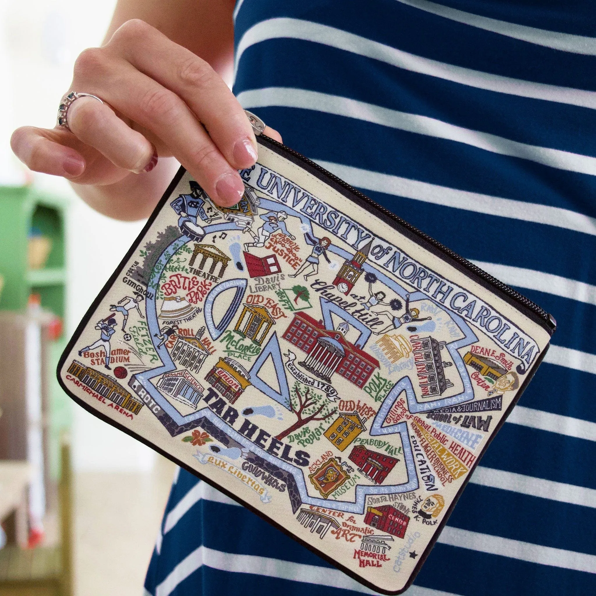 Catstudio University of North Carolina Zip Pouch