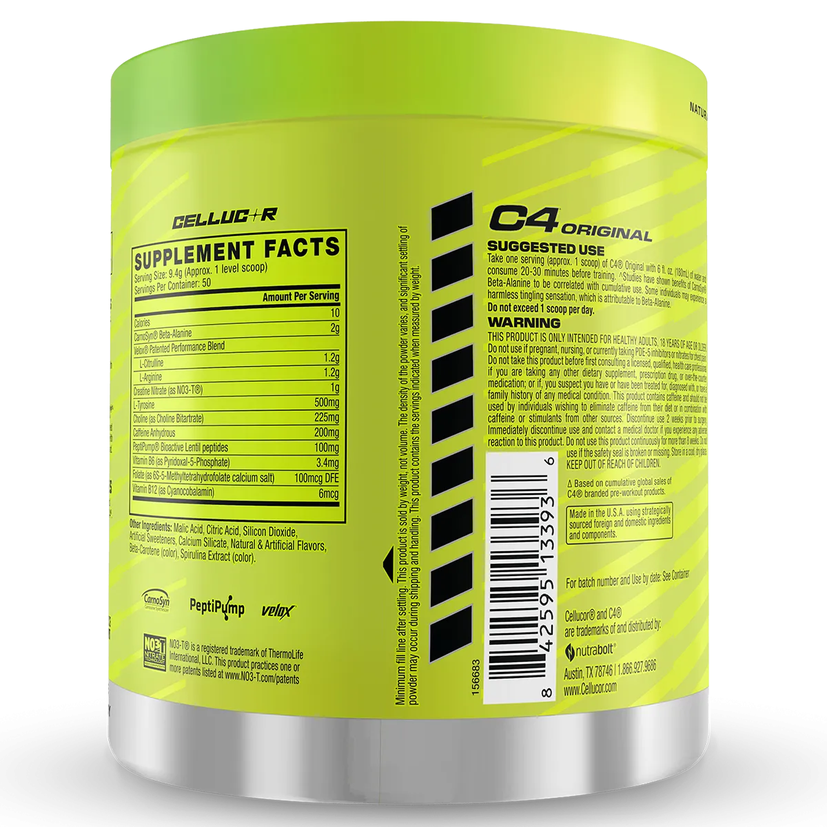 Cellucor C4 Original Pre Workout 50 serve