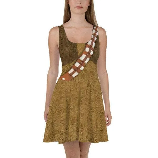 Chewbacca   Inspired Skater Dress