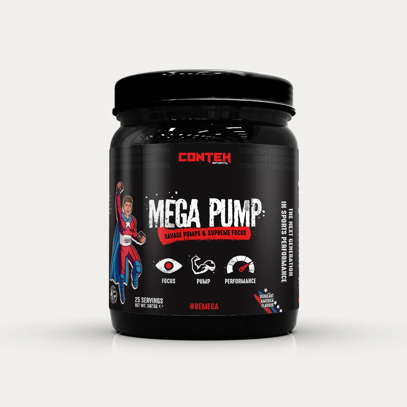 Conteh Mega Pump 25 Servings 387.5g