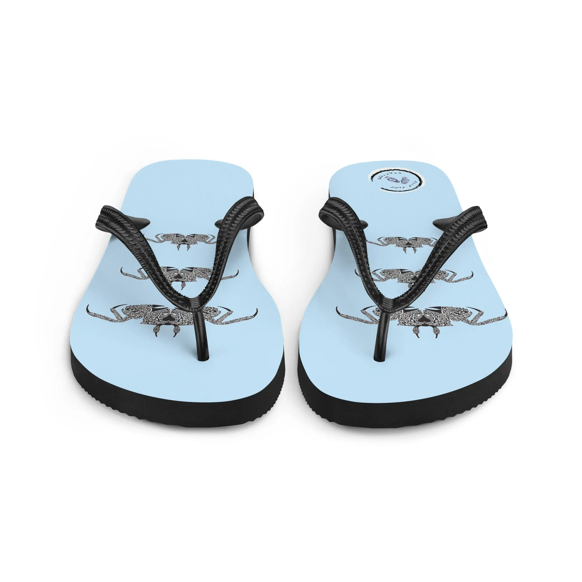 Crab Family Flip-Flops