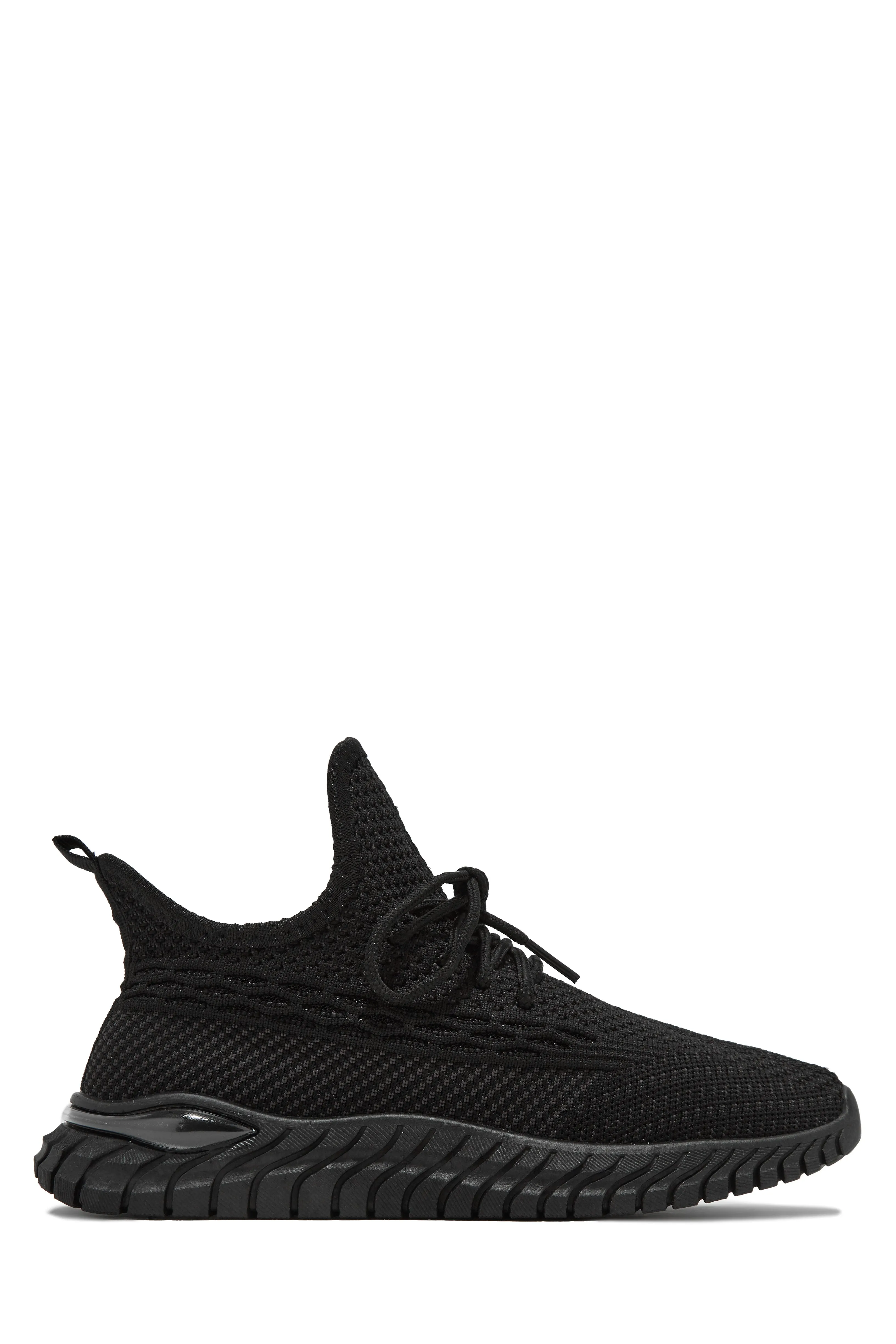 Determined Lace Up Sneakers - Nude