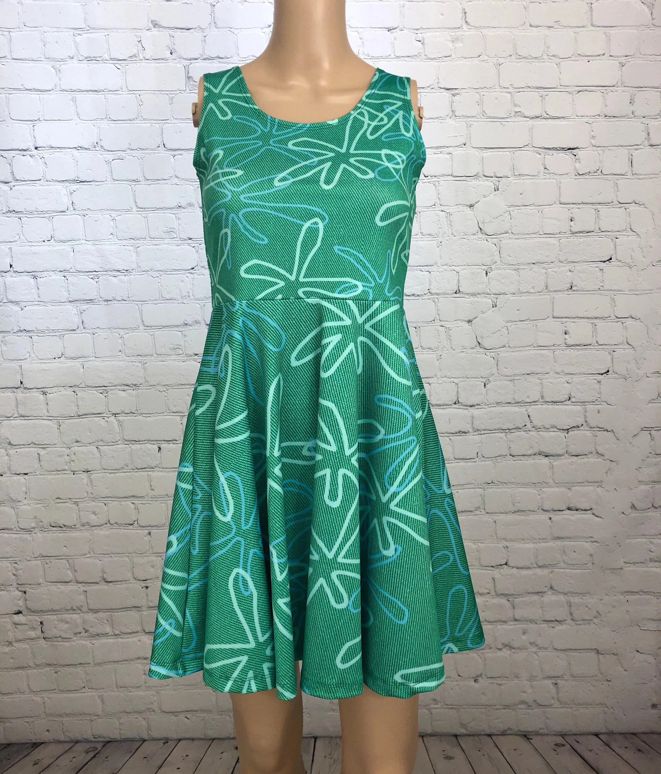 Disgust Inspired Skater Dress