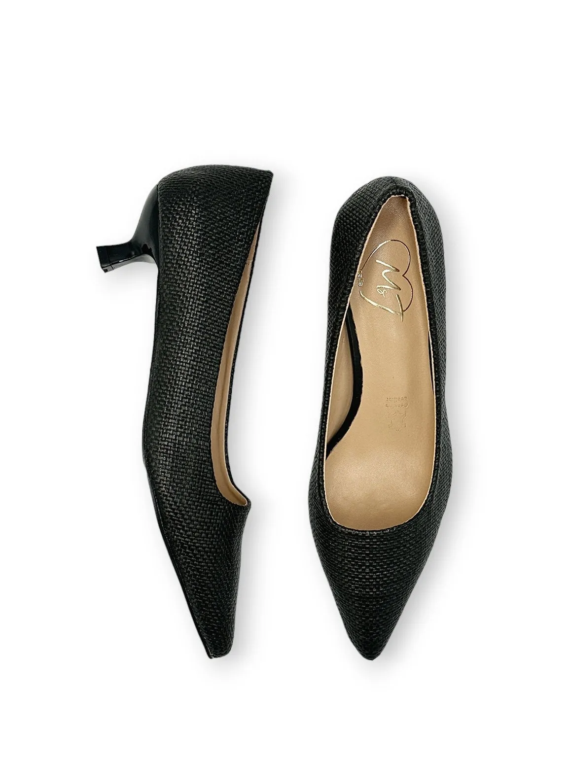 Dona Pointed Kitten Heel Pump