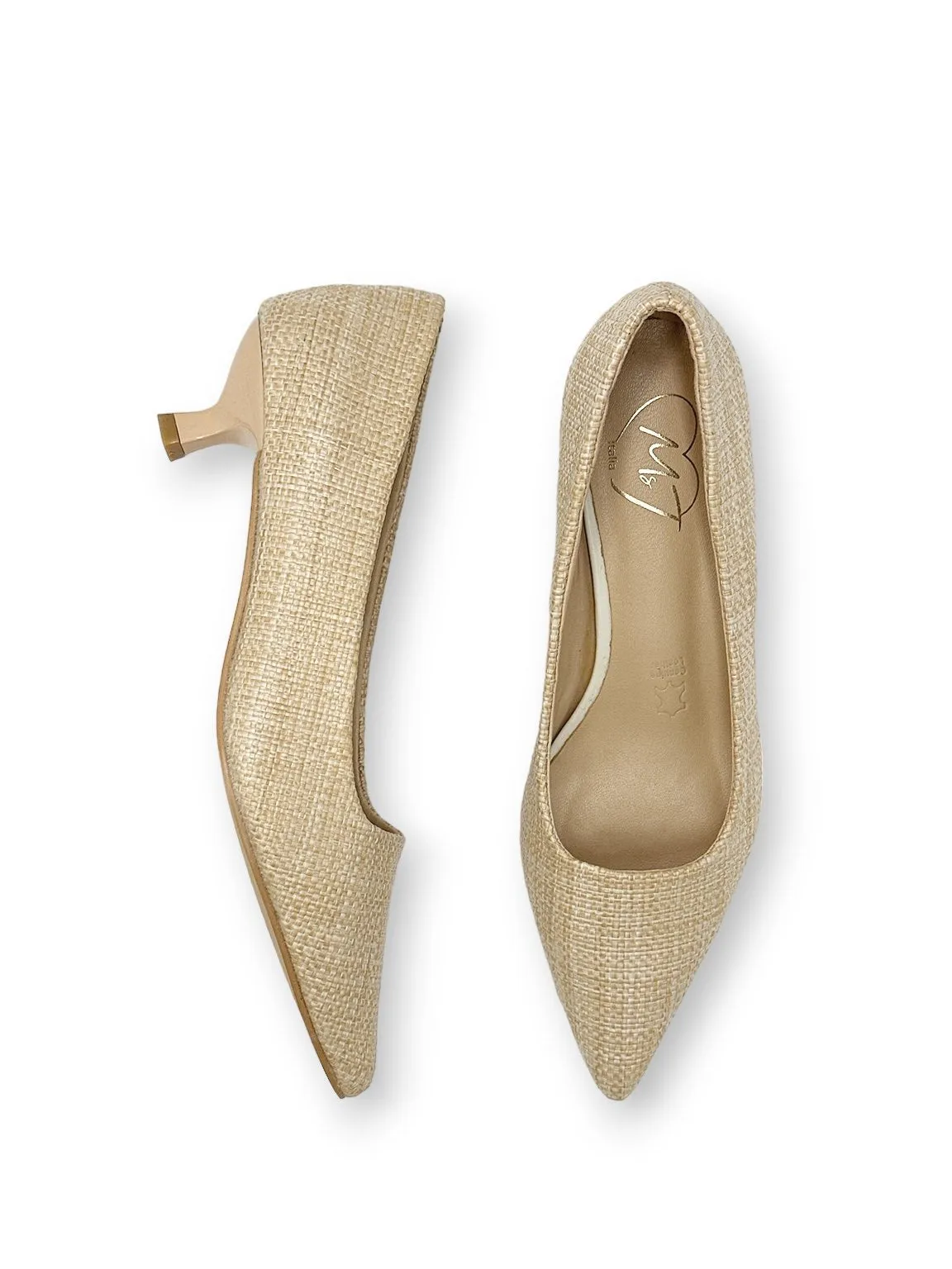 Dona Pointed Kitten Heel Pump