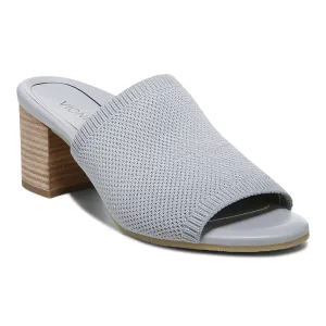 Fleur Heeled Sandal - Light Grey