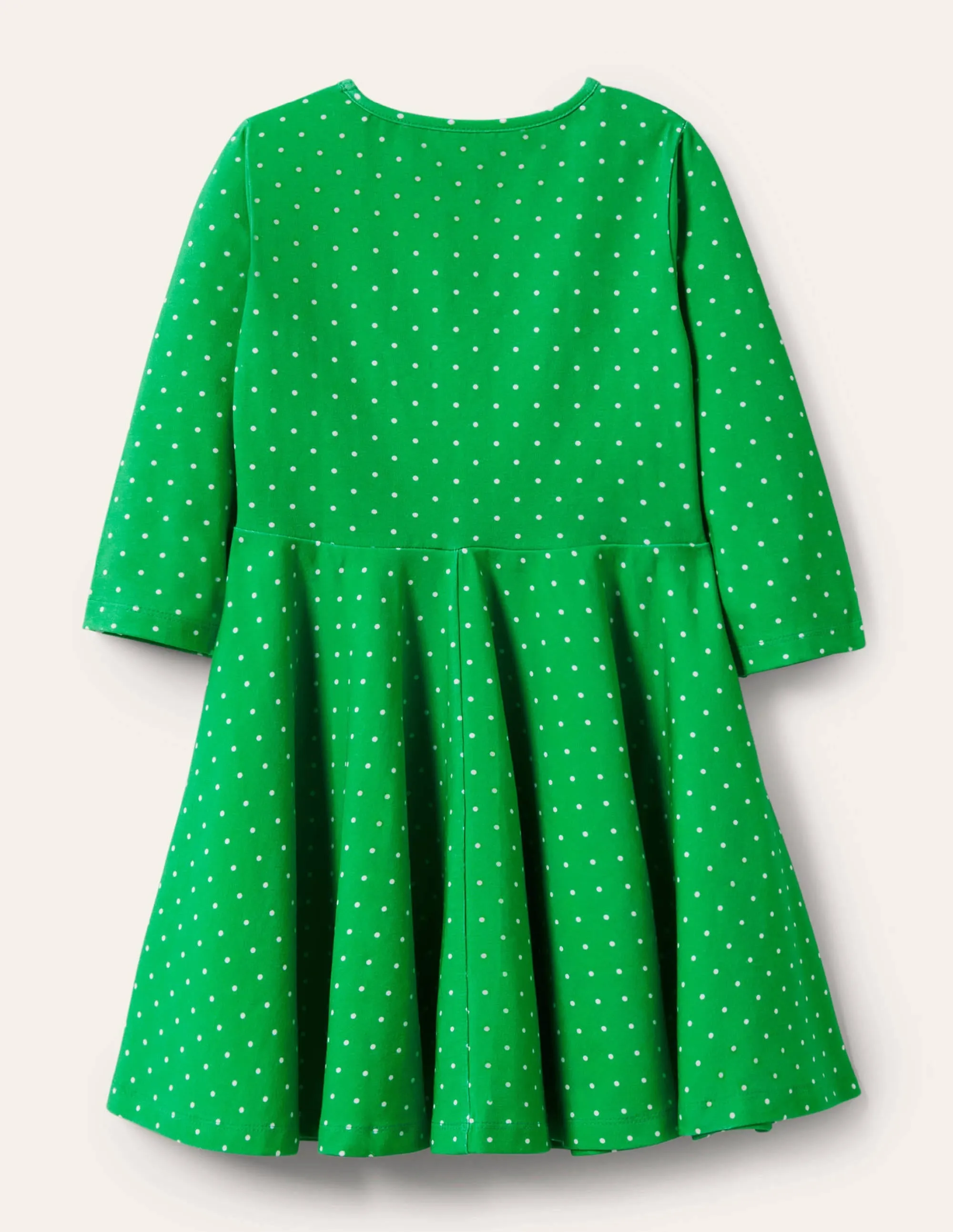 Green Floral Flutter Detail Smocked Dress-Aloe Green Spot