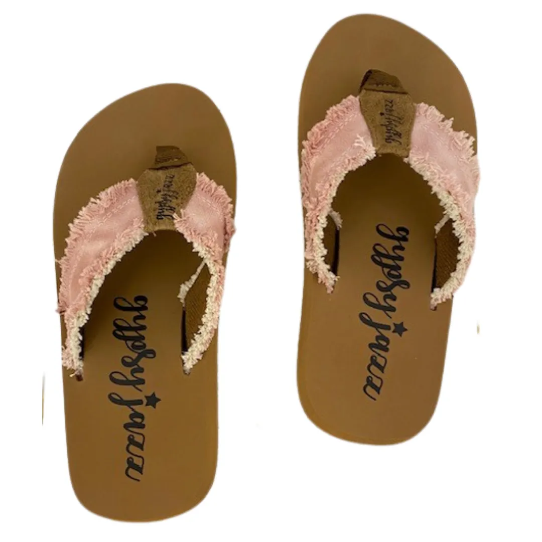 Gypsy Jazz blush flip flop