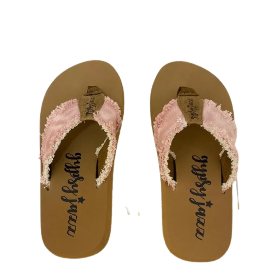 Gypsy Jazz blush flip flop