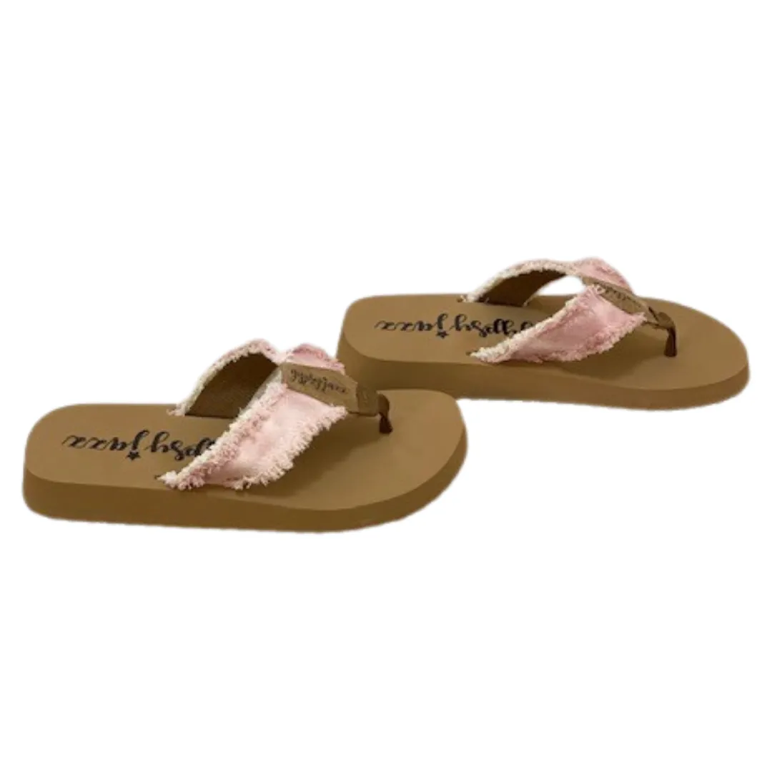Gypsy Jazz blush flip flop