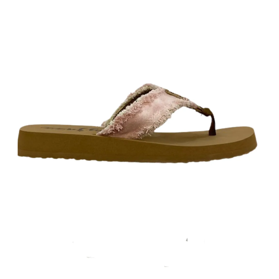 Gypsy Jazz blush flip flop