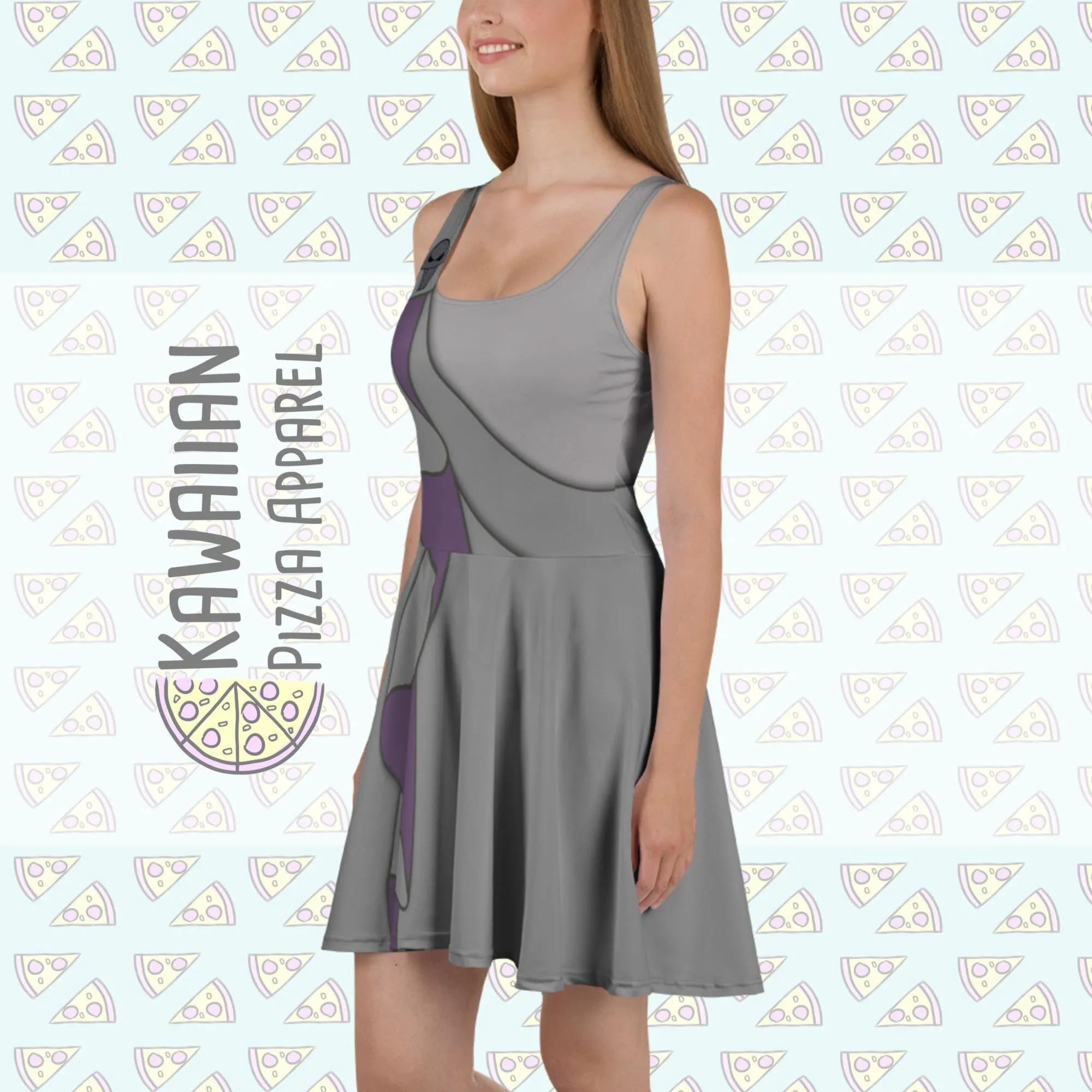 Hades Inspired Skater Dress