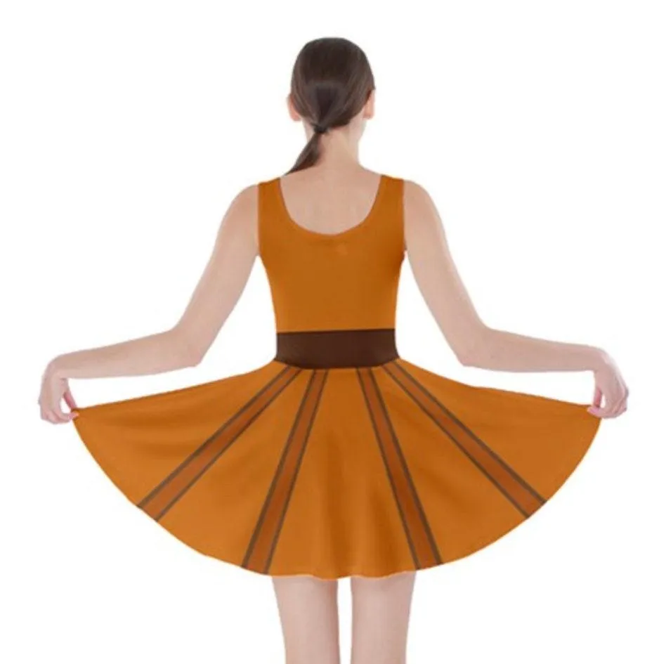 Hercules Inspired Skater Dress