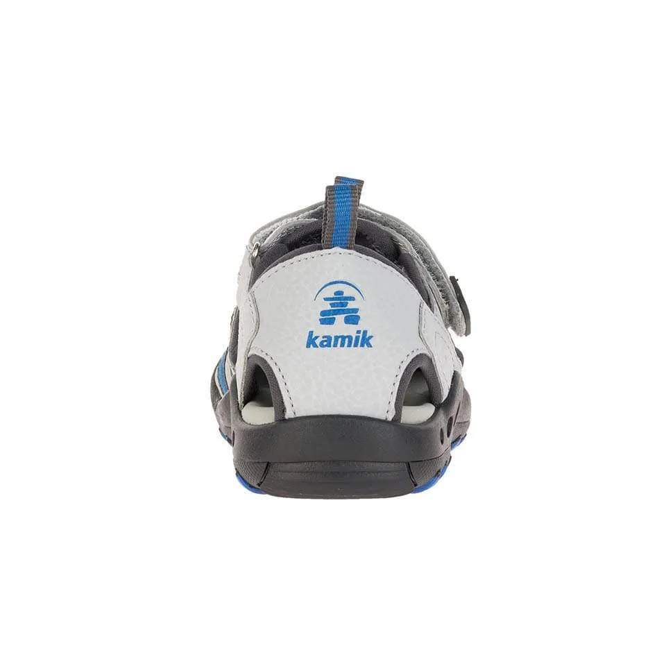 Kamik Grey/Light Blue Crab Toddler Sandal