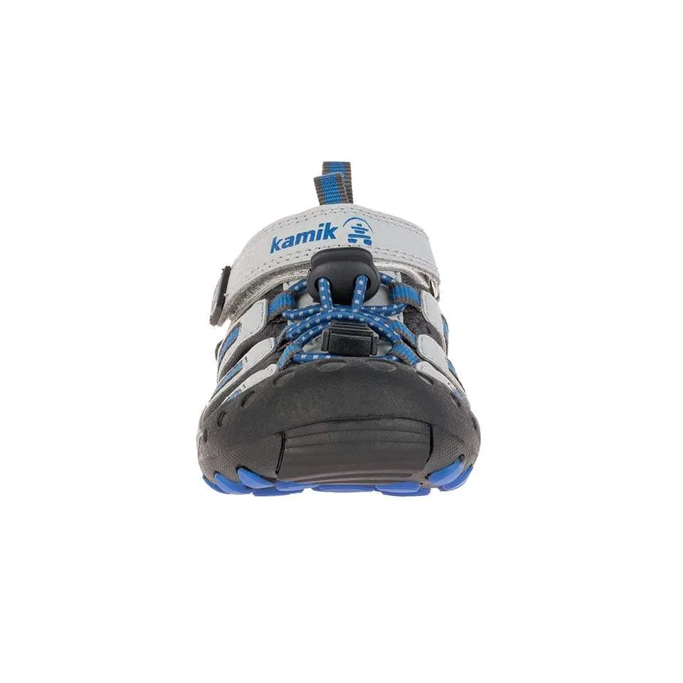 Kamik Grey/Light Blue Crab Toddler Sandal