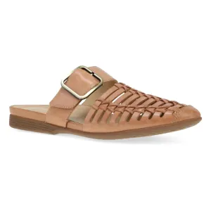 Leilani Woven Mule Sandal in Light Tan