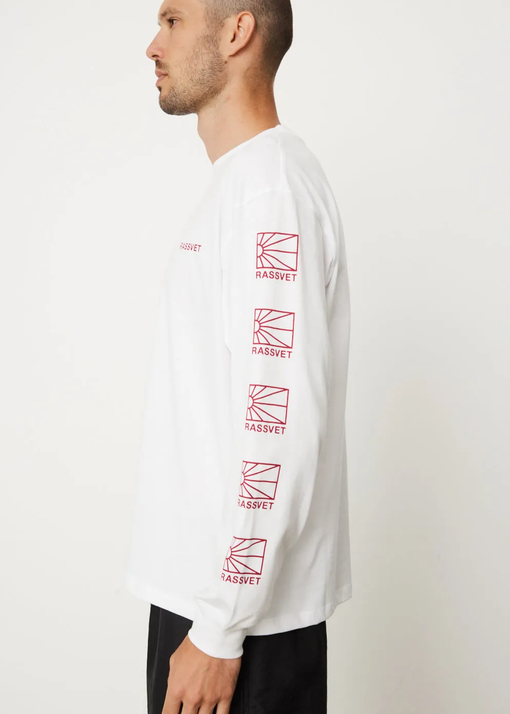 Long Sleeve Multi Logo T-Shirt