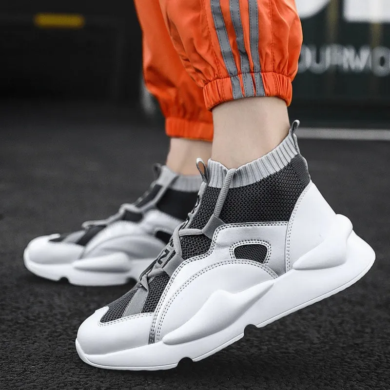 Mens Casual Sneakers High Top  Shoes