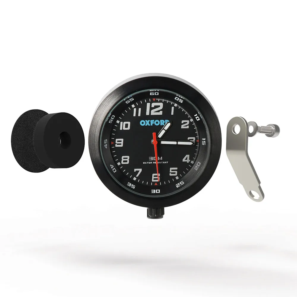Moto Clock Oxford AnaClock, Black