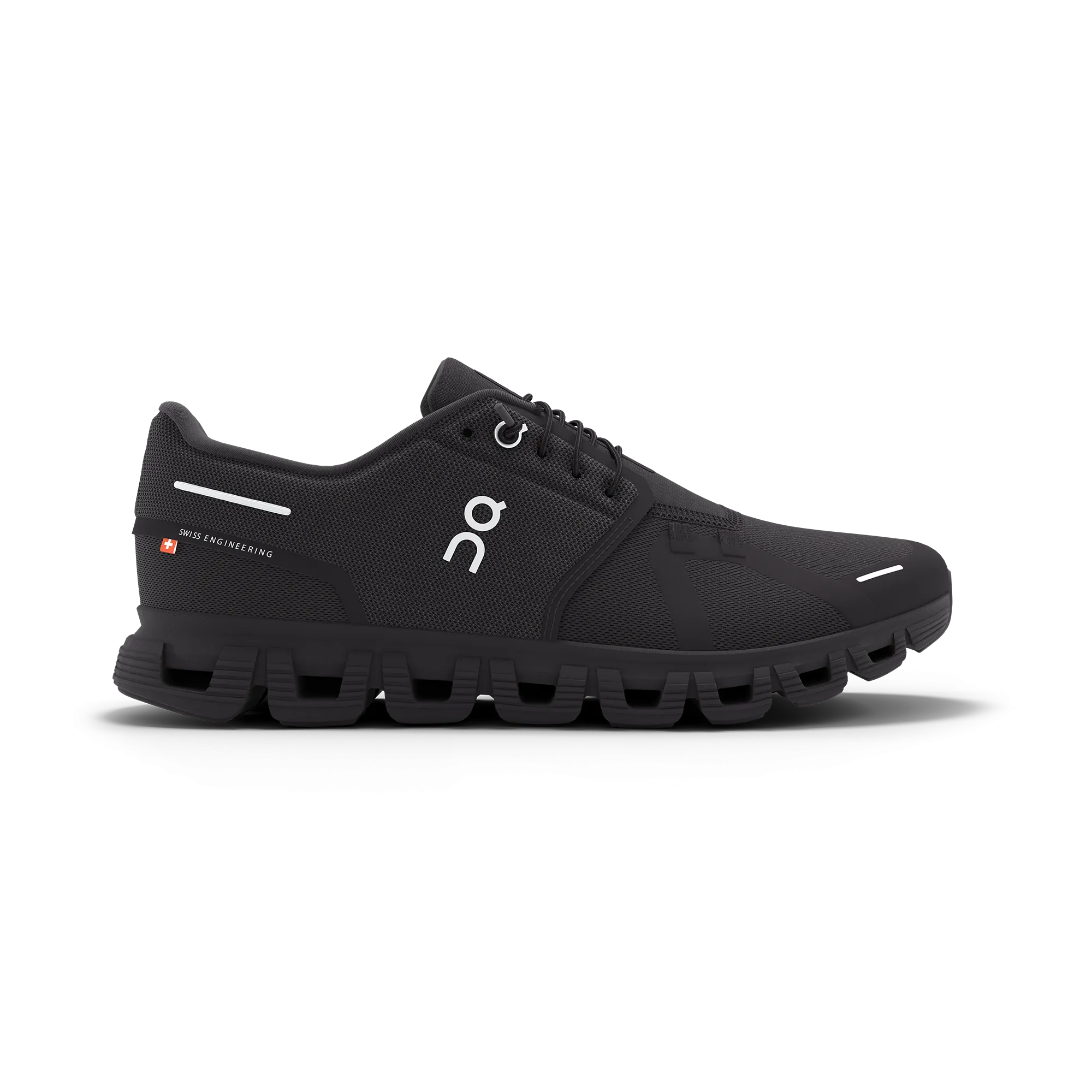 On Men's Cloud 6 Shoes - Black / Black