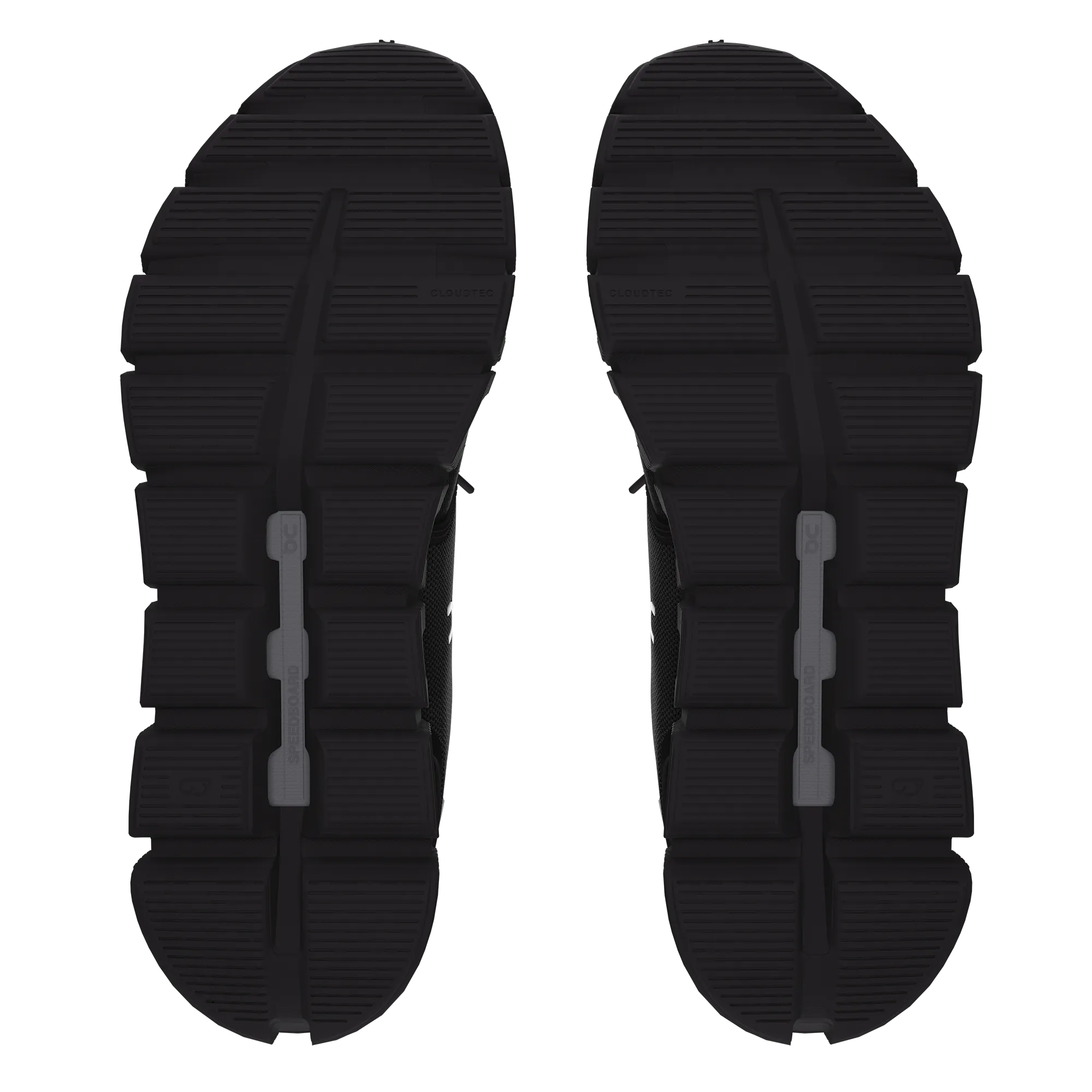 On Men's Cloud 6 Shoes - Black / Black