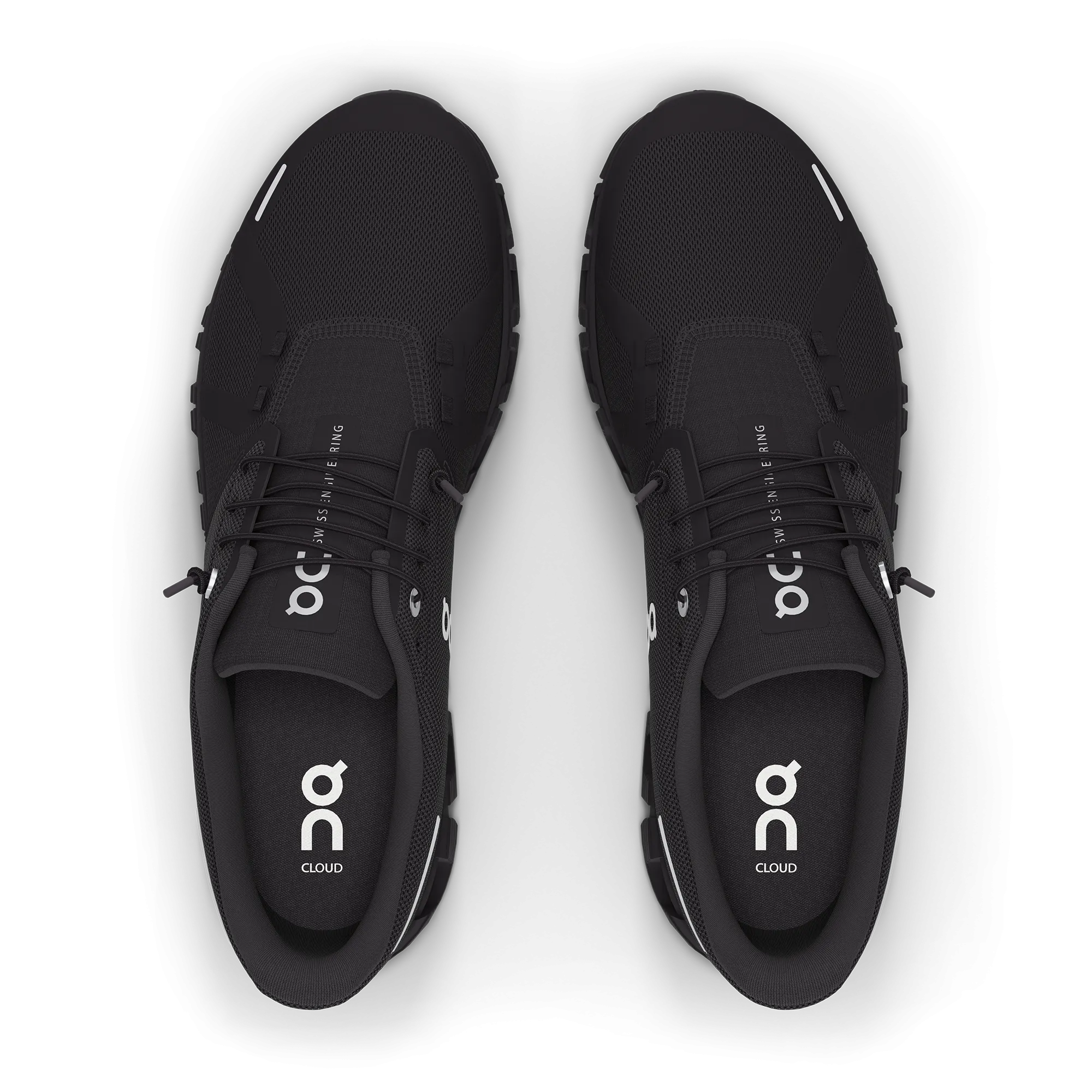 On Men's Cloud 6 Shoes - Black / Black